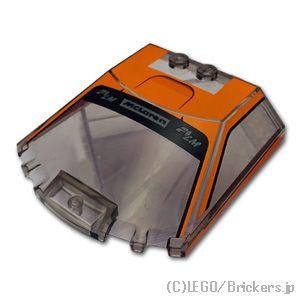 レゴ パーツ ばら売り #65633pb14 ウィンドスクリーン 6 x 6 x 1 1/3 - マ...