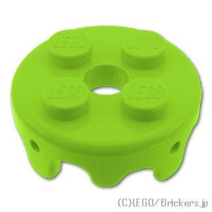 レゴ パーツ ばら売り #65700 ケーキのフロスティング - 2×2：ライム | LEGOの部品