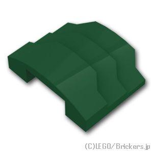 レゴ パーツ ばら売り #66955 ウェッジ 4 x 3 - 3段：ダークグリーン | LEGOの...