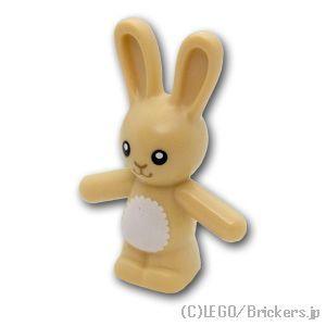 レゴ パーツ ばら売り #66965pb01 ウサギのぬいぐるみ：タン | LEGOの部品