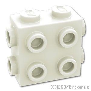 レゴ パーツ ばら売り #67329 ブロック 1 x 2 x 1 2/3 - 3面スタッド：ホワイ...