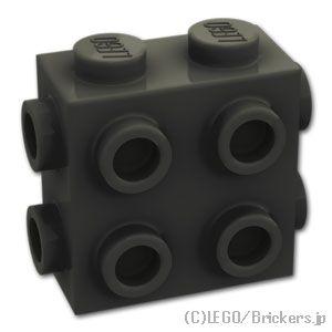 レゴ パーツ ばら売り #67329 ブロック 1 x 2 x 1 2/3 - 3面スタッド：ブラッ...
