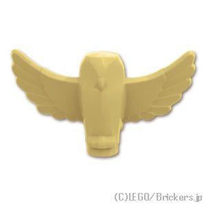 レゴ パーツ ばら売り #67632 フクロウ - スプレッドウィング：タン | LEGOの部品