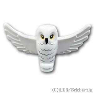 レゴ パーツ ばら売り #67632pb01 フクロウ - ヘドウィッグ：ホワイト | LEGOの部...