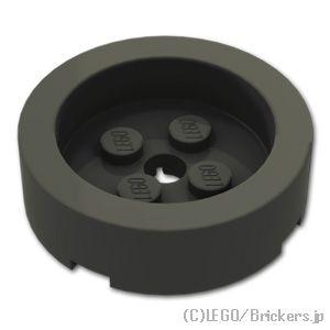 レゴ パーツ ばら売り #68325 ブロック 4 x 4 ラウンド - 凹センター ピンホール：ブ...