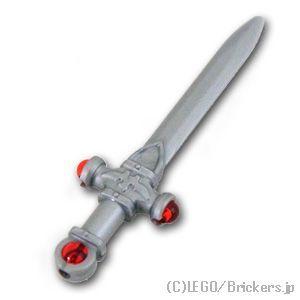 レゴ パーツ ばら売り #68503pb01 グリフィンドールの剣：フラットシルバー | LEGOの...