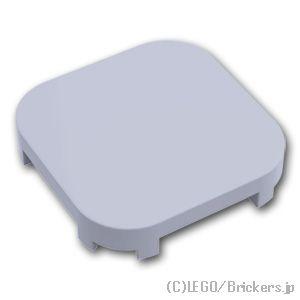 レゴ パーツ ばら売り #68869 タイル 4 x 4 - 角丸 / 4足：グレー | LEGOの...