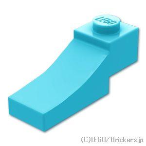レゴ パーツ ばら売り #70681 アーチ インバート ハーフ 1 x 3：ミディアムアズール |...