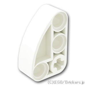 レゴ パーツ ばら売り #71708 テクニック リフトアーム 2 x 3 - L型(楕円)：ホワイ...