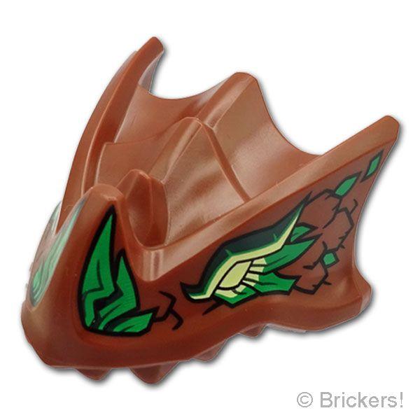 レゴ パーツ ばら売り #7243pb04 ドラゴンヘッド - ニンジャゴー：ブラウン | LEGO...