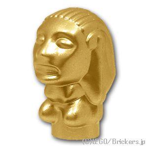 レゴ パーツ ばら売り #73681 チャチャポヤの豊穣の像 - インディ・ジョーンズ：メタリックゴ...