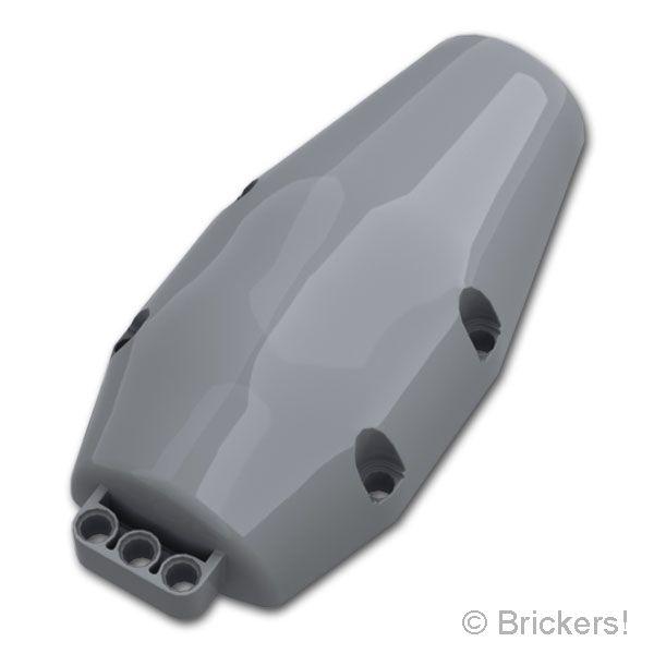 レゴ パーツ ばら売り #7673 ミキサー車ドラム 7 x 15 x 5 ハーフ - 4ピンホール...