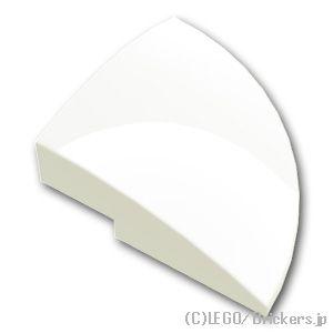 レゴ パーツ ばら売り #76797 スロープ カーブ コーナー 3 x 3 - ラウンド：ホワイト...