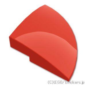 レゴ パーツ ばら売り #76797 スロープ カーブ コーナー 3 x 3 - ラウンド：レッド ...