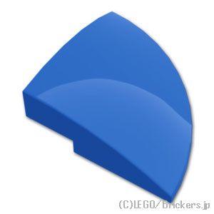 レゴ パーツ ばら売り #76797 スロープ カーブ コーナー 3 x 3 - ラウンド：ブルー ...