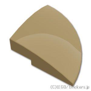 レゴ パーツ ばら売り #76797 スロープ カーブ コーナー 3 x 3 - ラウンド：ダークタ...
