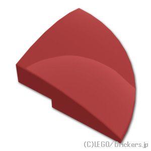 レゴ パーツ ばら売り #76797 スロープ カーブ コーナー 3 x 3 - ラウンド：ダークレ...