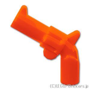 レゴ パーツ ばら売り #77078 ピストルリボルバー：レディッシュオレンジ  | LEGOの部品