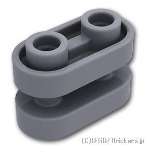 レゴ パーツ ばら売り #77808 ラウンド ブロック 1 x 2 - オープンセンター：ダークグ...