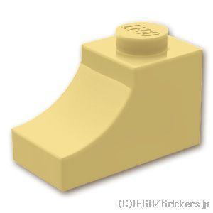 レゴ パーツ ばら売り #78666 アーチ インバート ハーフ 1 x 2：タン | LEGOの部...