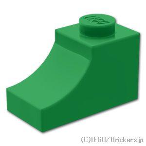 レゴ パーツ ばら売り #78666 アーチ インバート ハーフ 1 x 2：グリーン | LEGO...
