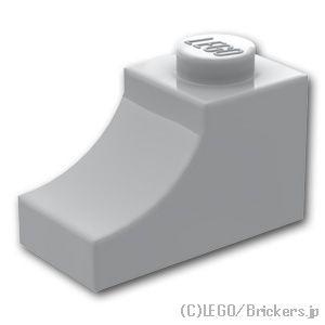 レゴ パーツ ばら売り #78666 アーチ インバート ハーフ 1 x 2：グレー | LEGOの...