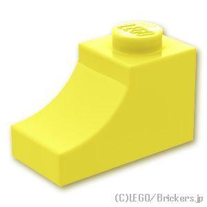 レゴ パーツ ばら売り #78666 アーチ インバート ハーフ 1 x 2：ブライトライトイエロー...