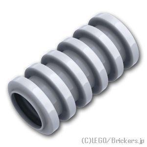 レゴ パーツ ばら売り #78c02 リブ ホース 7mm x 2L - 16mm：フラットシルバー...