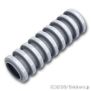 レゴ パーツ ばら売り #78c03 リブ ホース 7mm x 3L - 24mm：フラットシルバー...