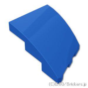 レゴ パーツ ばら売り #80177 カーブ ウェッジ 3 x 2 - 左：ブルー | LEGOの部...