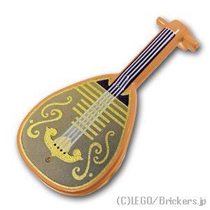レゴ パーツ ばら売り #80503pb02 弦楽器 - 装飾されたリュート：ミディアムヌガー | ...