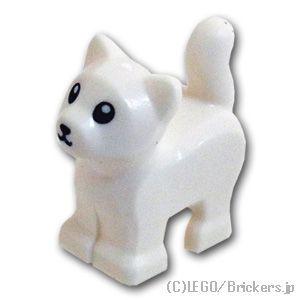 レゴ パーツ ばら売り #80686pb01 仔猫 - クリクリの目：ホワイト | LEGOの部品