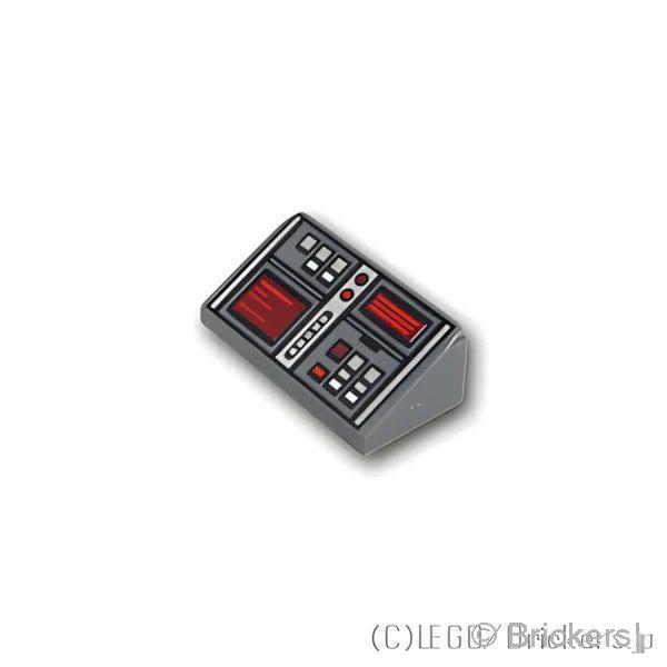 レゴ パーツ ばら売り #85984pb127 スロープ 30° 1 x 2 x 2/3 - ボタン...