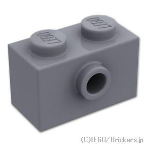 レゴ パーツ ばら売り #86876 ブロック 1 x 2 - サイドスタッド：ダークグレー | L...