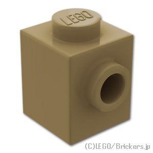 レゴ パーツ ばら売り #87087 ブロック 1 x 1 - 1面スタッド：ダークタン | LEG...