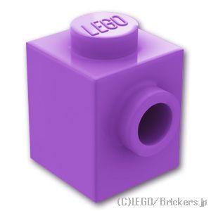 レゴ パーツ ばら売り #87087 ブロック 1 x 1 - 1面スタッド：ミディアムラベンダー ...