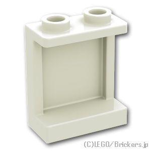 レゴ パーツ ばら売り #87552 パネル 1 x 2 x 2 - サイドサポート：ホワイト | ...