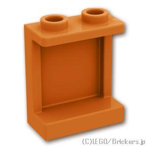 レゴ パーツ ばら売り #87552 パネル 1 x 2 x 2 - サイドサポート：ダークオレンジ...