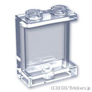 レゴ パーツ ばら売り #87552 パネル 1 x 2 x 2 - サイドサポート：トランスクリア...