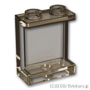 レゴ パーツ ばら売り #87552 パネル 1 x 2 x 2 - サイドサポート：トランスブラウ...