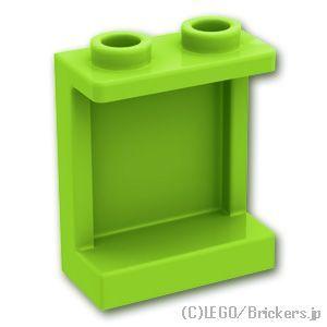 レゴ パーツ ばら売り #87552 パネル 1 x 2 x 2 - サイドサポート：ライム | L...