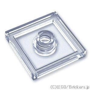 レゴ パーツ ばら売り #87580 プレート 2 x 2 - ジャンパー：トランスクリアー | L...