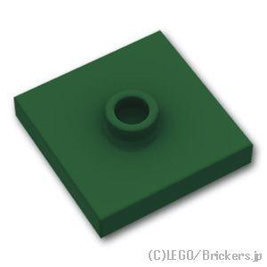 レゴ パーツ ばら売り #87580 プレート 2 x 2 - ジャンパー：ダークグリーン | LE...