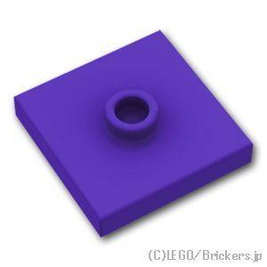 レゴ パーツ ばら売り #87580 プレート 2 x 2 - ジャンパー：ダークパープル | LE...
