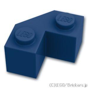 レゴ パーツ ばら売り #87620 ブロック ファセット 2 x 2：ダークブルー | LEGOの...