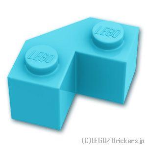 レゴ パーツ ばら売り #87620 ブロック ファセット 2 x 2：ミディアムアズール | LE...