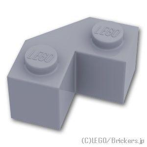 レゴ パーツ ばら売り #87620 ブロック ファセット 2 x 2：グレー | LEGOの部品