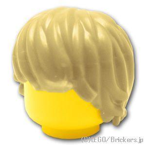 レゴ パーツ ばら売り #87991 ミニフィグ ヘア - ナチュラルヘア：タン | LEGOの部品