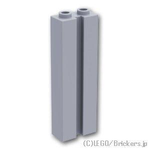 レゴ パーツ ばら売り #88393 ブロック 1 x 2 x 5 - 縦溝：グレー | LEGOの...