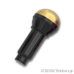 レゴ パーツ ばら売り #90370 マイク - ゴールドヘッド：ブラック | LEGOの部品